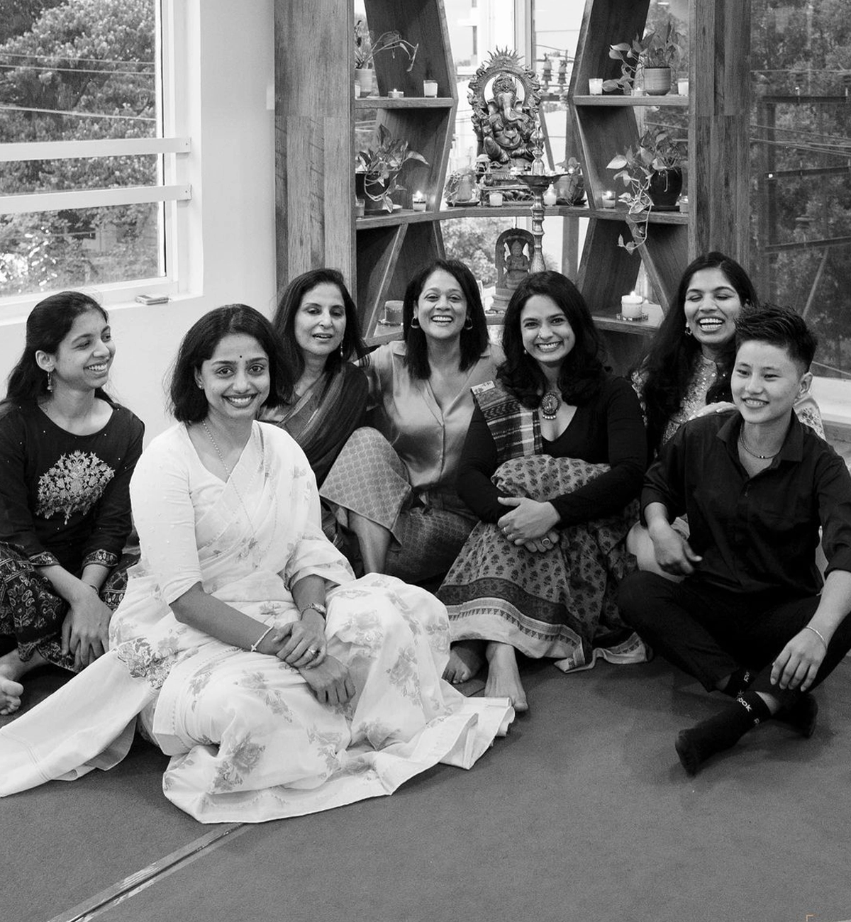 group photo with instructor